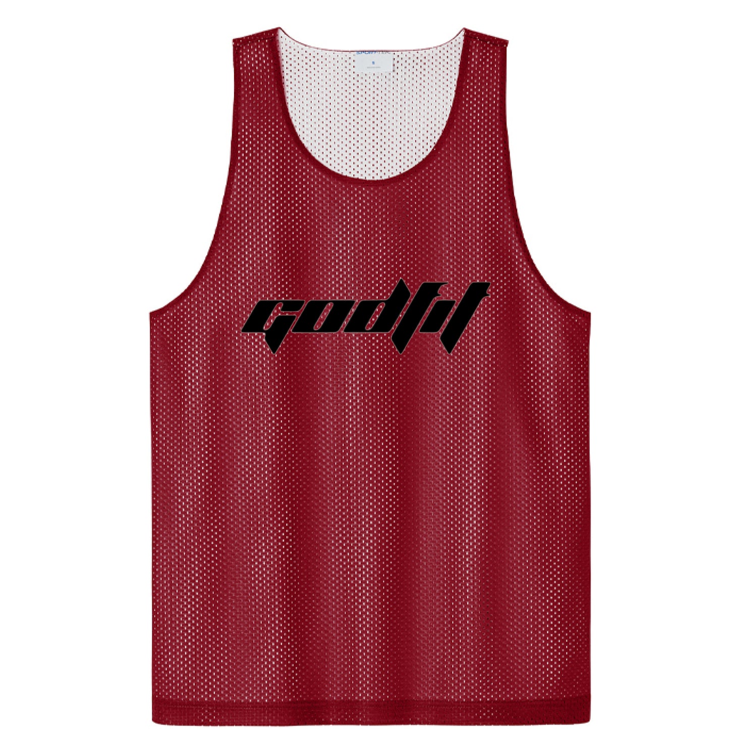 Deep Red/ White - FRONT