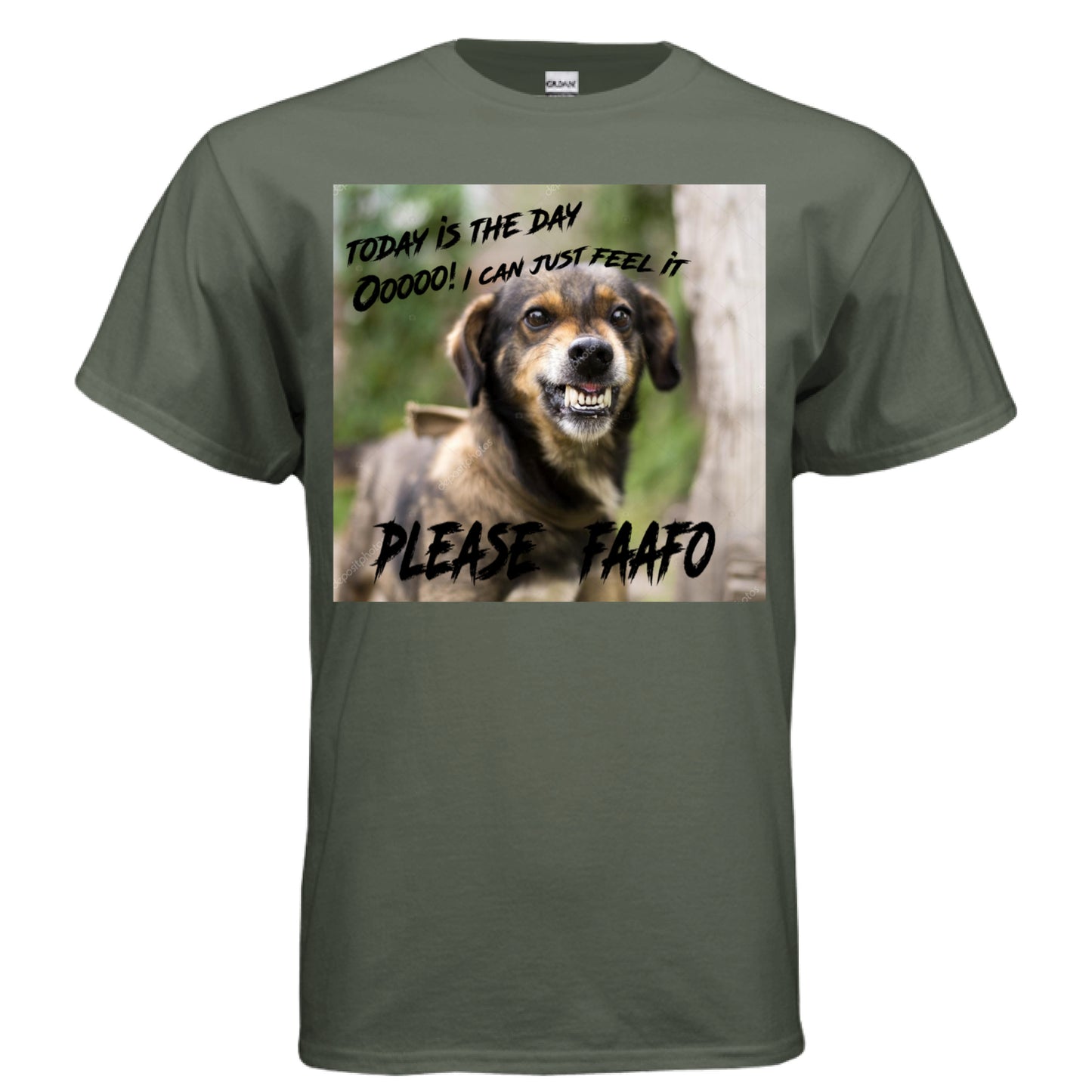 MILITARY GREEN - FRONT